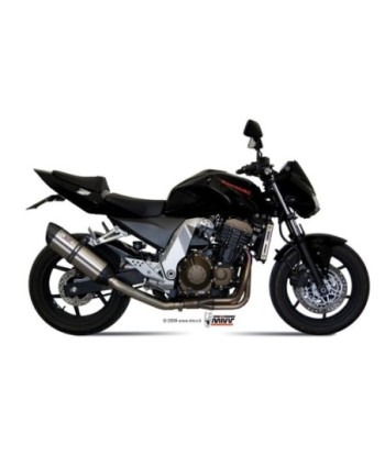 Mivv Slip-On Suono St. Steel con tapa carbono Kawasaki Z750 2004-06