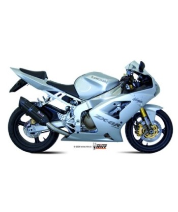 Mivv Slip-On Suono black con tapa carbono Kawasaki ZX-6 RR / ZX-6 R 636 2003-04