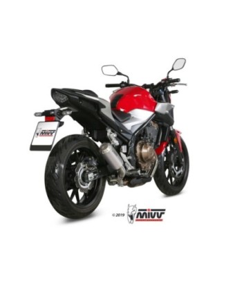 Mivv Slip-On Mk3 St. Steel Honda CB 500 F 2019-25