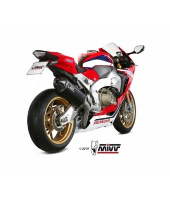 Mivv Slip-On Speed edge black Honda CBR 1000 RR 2017-19