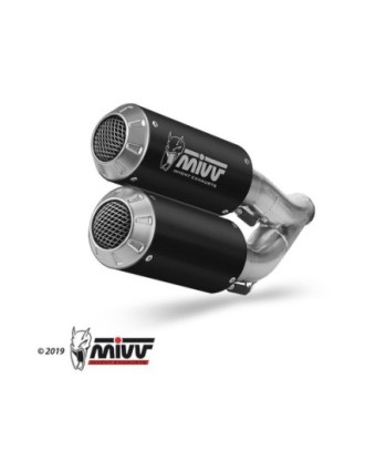 Mivv 2 Slip-On Mk3 Black Honda CB 1000 R 2018-24