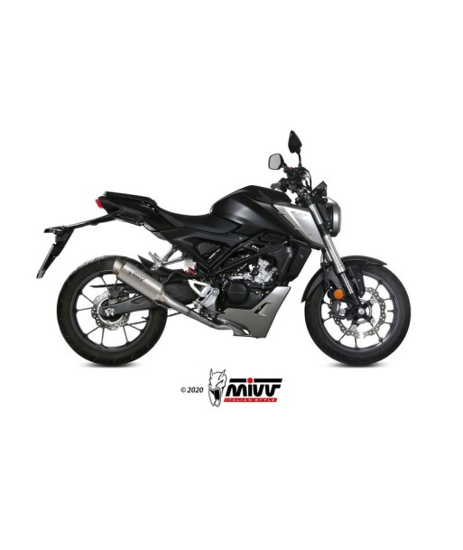 Mivv Full system 1x1 GP Pro titan Honda CB 125 R 2018-20