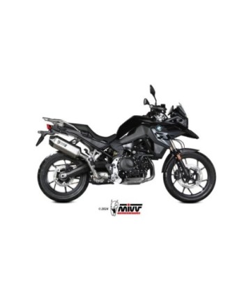 Mivv Slip-On Speed edge St. Steel con tapa carbono BMW F 800 GS 2024-26
