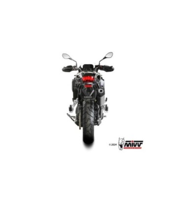 Mivv Slip-On Speed edge St. Steel con tapa carbono BMW F 800 GS 2024-26