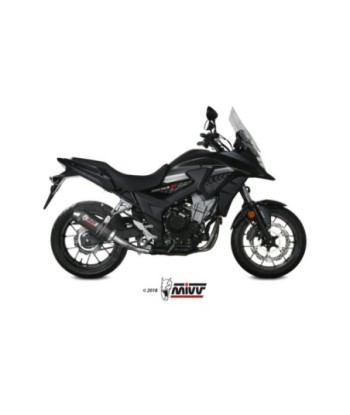 Mivv Slip-On Oval carbono con tapa carbono Honda CB 500 X 2017-20