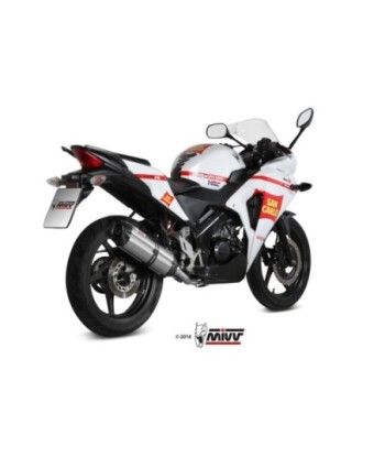 Mivv Full system 1x1 Suono St. Steel con tapa carbono Honda CBR 125 R 2011-16