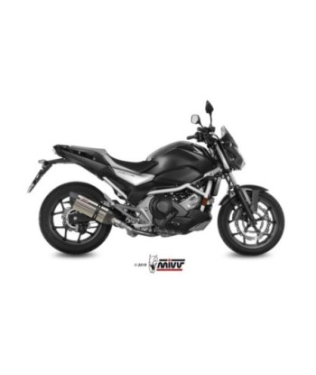 Mivv Slip-On Suono St. Steel con tapa carbono Honda Integra 750 2016-20 / NC 750 S / X 2016-22