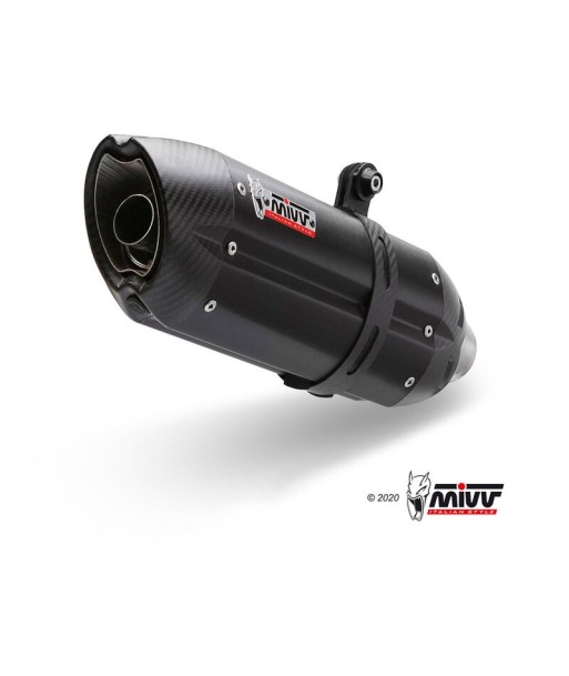 Mivv Slip-On Suono black con tapa carbono Honda CB 500 F 2016-18