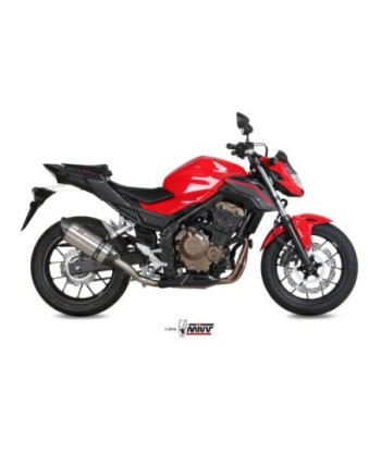 Mivv Slip-On Suono St. Steel con tapa carbono Honda CB 500 F 2016-18