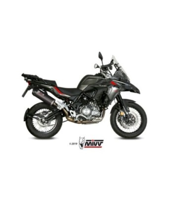 Mivv Slip-On Oval carbono con tapa carbono Benelli TRK 502 X 2018-26