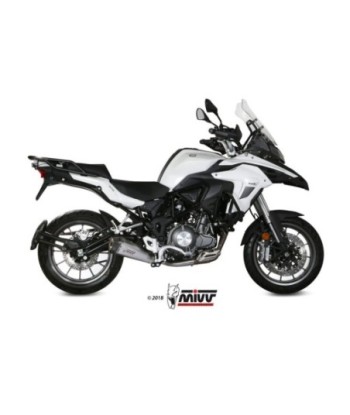 Mivv Slip-On Delta Race St. Steel Benelli TRK 502 2017-25