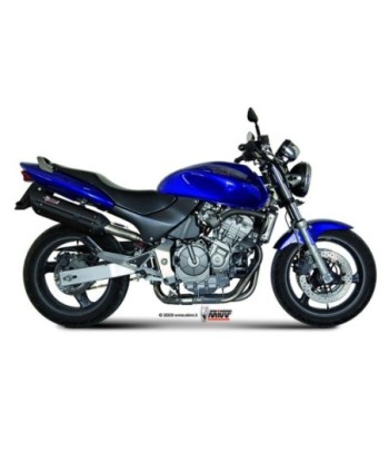 Mivv Slip-On Suono black con tapa carbono Honda Hornet 600 1998-02