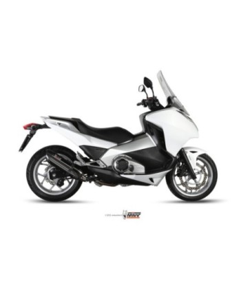 Mivv Slip-On Suono black con tapa carbono Honda Integra 700/750 / NC 700/750 S / X