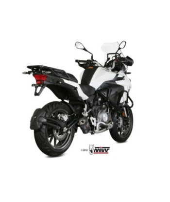 Mivv Slip-On Oval carbono con tapa carbono Benelli TRK 502 2017-25