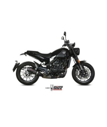 Mivv Slip-On Oval carbono con tapa carbono Benelli Leoncino 2019-25