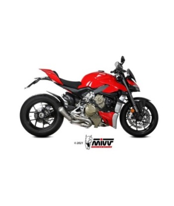 Mivv 2 Slip-On X-M1 titan Ducati Streetfighter V4 2020-22