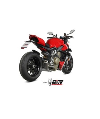 Mivv 2 Slip-On X-M1 titan Ducati Streetfighter V4 2020-22