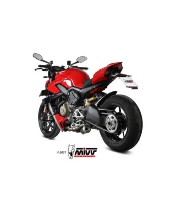 Mivv 2 Slip-On X-M1 titan Ducati Streetfighter V4 2020-22