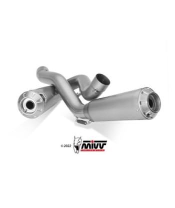 Mivv 2 Slip-On X-M1 titan Ducati Streetfighter V4 2020-22