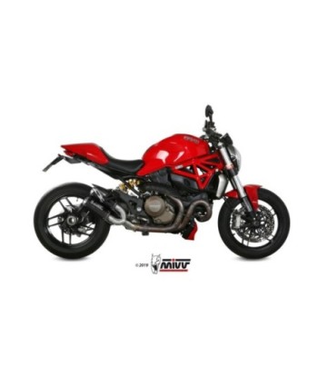 Mivv 2 Slip-On Mk3 carbono Ducati Monster 1200 / S 2014-16