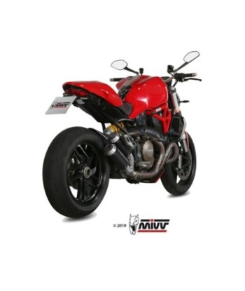Mivv 2 Slip-On Mk3 carbono Ducati Monster 1200 / S 2014-16