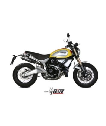 Mivv 2 Slip-On GP Pro carbono Ducati Scrambler 1100 2018-20