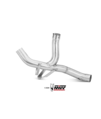 Mivv Tubo no kat (compatible con Silencioso Mivv y Original) Ducati Multistrada 950 / S 2017-21