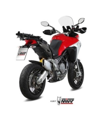 Mivv Tubo no kat (compatible con Silencioso Mivv y Original) Ducati Multistrada 1200 Enduro 2016-18