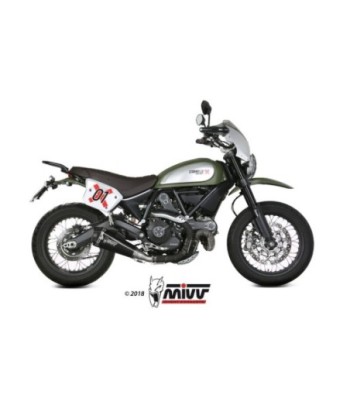 Mivv Slip-On Delta Race black Ducati Scrambler 800 2015-20