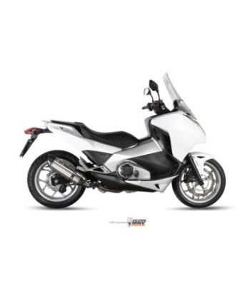 Mivv Slip-On Suono St. Steel con tapa carbono Honda Integra 700/750 / NC 700/750 S / X