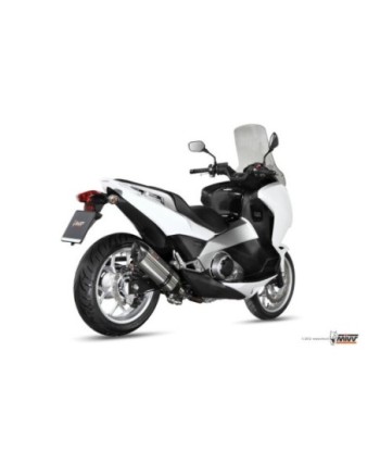 Mivv Slip-On Suono St. Steel con tapa carbono Honda Integra 700/750 / NC 700/750 S / X