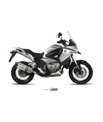 Mivv Slip-On Speed edge St. Steel con tapa carbono Honda CrossTourer 2012-20