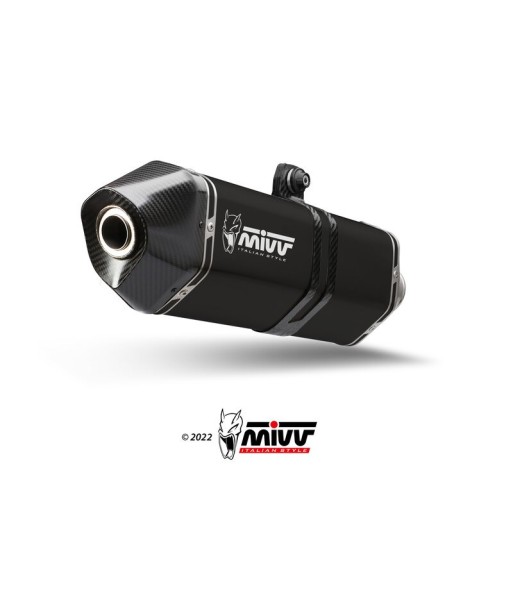 Mivv Slip-On Speed edge black Honda CrossTourer 2012-20