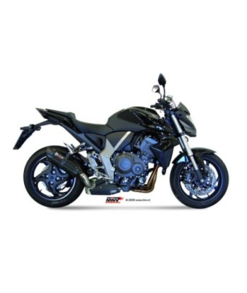Mivv Slip-On Suono black con tapa carbono Honda CB 1000 R 2008-17