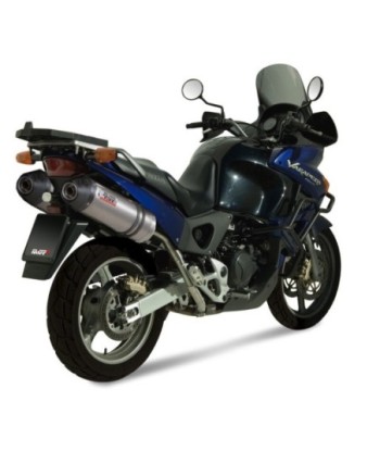 Mivv 2 Slip-On Oval titan con tapa carbono Honda XL 1000 Varadero 2003-11