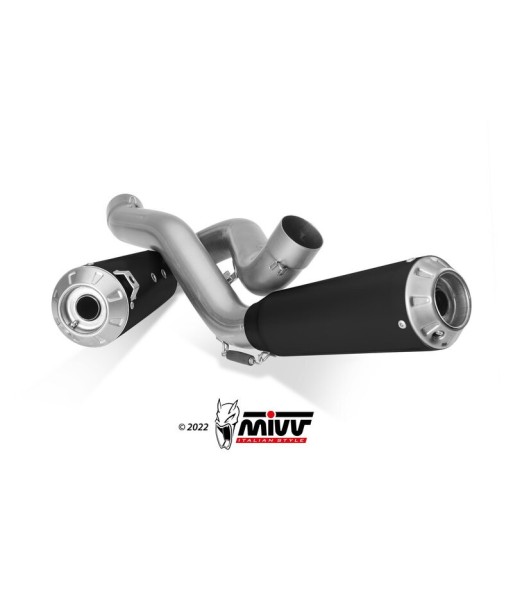 Mivv 2 Slip-On X-M1 black Ducati Streetfighter V4 2020-22