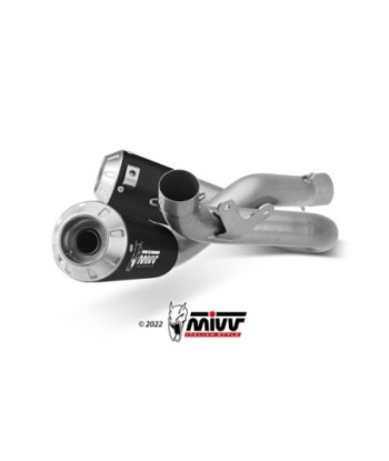 Mivv 2 Slip-On X-M1 black Ducati Streetfighter V4 2020-22