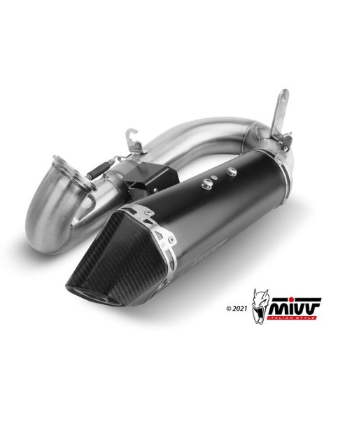 Mivv Slip-On Delta Race Black Ducati Panigale V2 2020-24