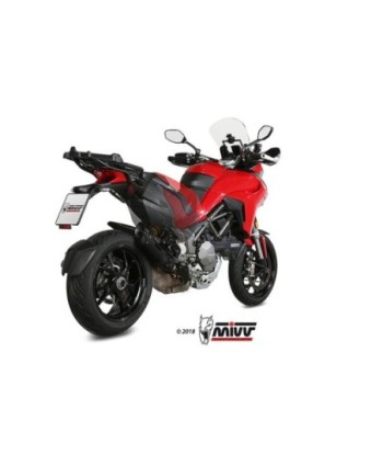 Mivv Slip-On Suono black con tapa carbono Ducati Multistrada 1200 15-17 /Multistrada 1260 18-20