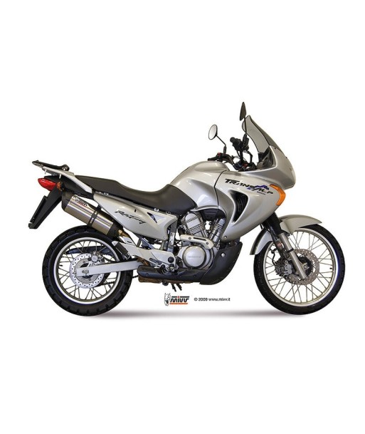 Mivv Slip-On Suono St. Steel con tapa carbono Honda XLV 650 Transalp 2000-04