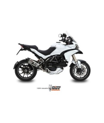Mivv Slip-On Suono St. Steel con tapa carbono Ducati Multistrada 1200 2010-14