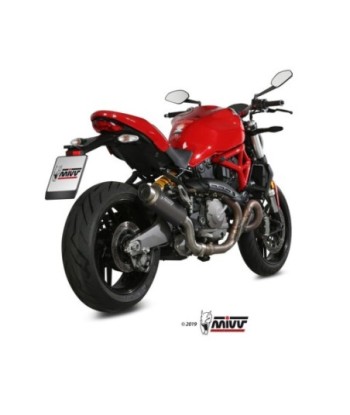 Mivv Slip-On GP Pro black Ducati Monster 821 2018-20 / Monster 1200 2017-21