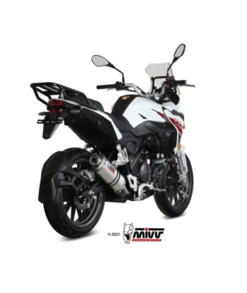 Mivv Slip-On Oval St. Steel Benelli TRK 251 2019-25