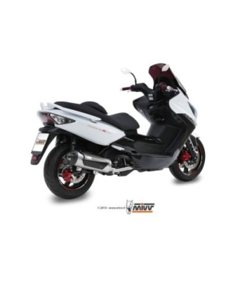 Mivv Full system 1x1 Urban St. Steel Kymco Xciting 500 2005-14