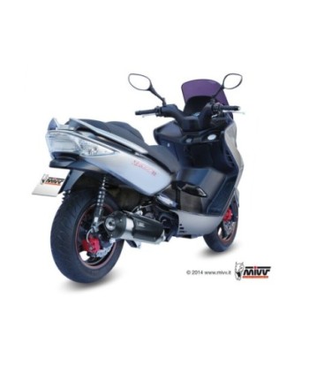 Mivv Full system 1x1 Urban St. Steel Kymco Xciting 250 2006-07 / Xciting 300 2007-14