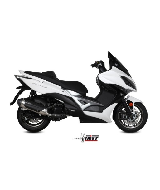 Mivv Full system 1x1 Urban St. Steel Kymco Xciting 400 2013-16