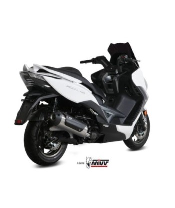 Mivv Full system 1x1 Urban St. Steel Kymco Xciting 400 2013-16