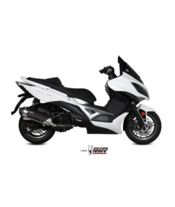 Mivv Full system 1x1 Urban St. Steel Kymco Xciting 400 2013-16