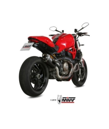 Mivv Slip-On Delta Race black Ducati Monster 1200 / S 2014-16