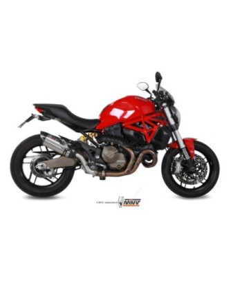Mivv Slip-On Suono St. Steel con tapa carbono Ducati Monster 821 2014-17